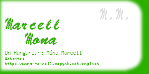 marcell mona business card